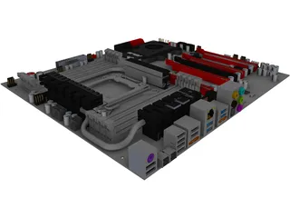 Motherboard 3D Model