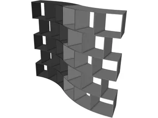 Storage Rack 3D Model