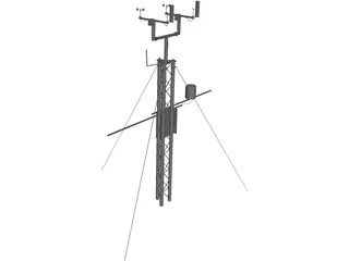 Meteo Station 3D Model