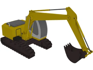 Excavator 3D Model