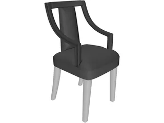 Chair Wood 3D Model