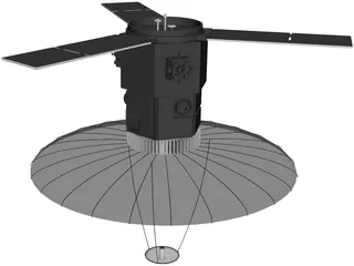 Spy Satellite 3D Model