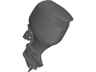 Outboard Engine Suzuki 250 3D Model