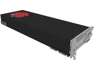 AMD Radeon 6970 3D Model