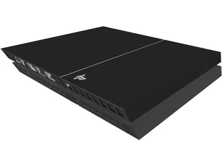 Sony PlayStation 4 (PS4) 3D Model