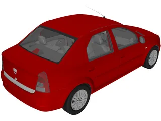 Renault Logan 3D Model