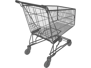 Shopping Cart 3D Model