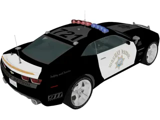 Chevrolet Camaro Highway Patrol 3D Model