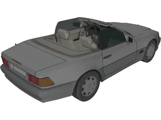 Mercedes-Benz 500SL 3D Model