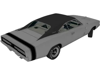 Dodge Charger R-T (1969) 3D Model