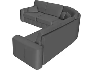 Sofa Indigoran Iden 3D Model