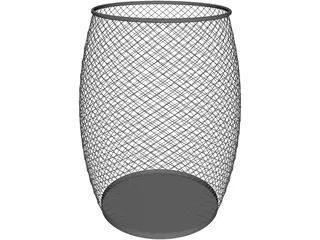 Trash Bin 3D Model