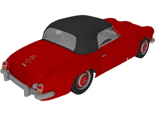 Mercedes-Benz 190SL (1955) 3D Model