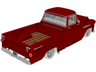 Chevrolet Apache Fleetside (1958) 3D Model