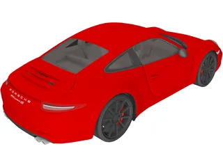 Porsche 911 Carrera 4S (2013) 3D Model