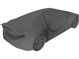 Z02 Concept Car 3D Model
