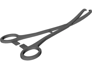 Medical Scissor Kocher 3D Model