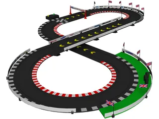 Racing Track 3D Model