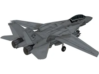 Grumman F-14 Tomcat 3D Model