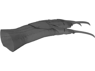 Bladed Glove 3D Model