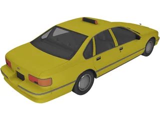 Chevrolet Taxi 3D Model