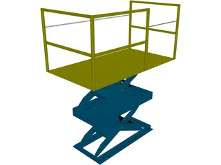 Scissor Lift 3D Model