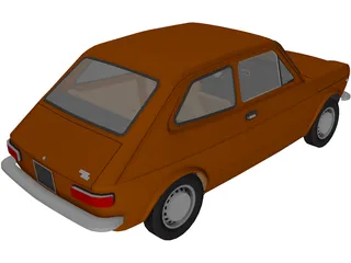 Fiat 127 (1971) 3D Model