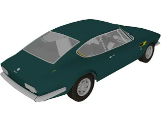 Fiat Dino Coupe (1967) 3D Model