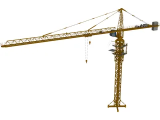 Tower Crane 3D Model