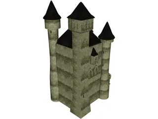 Dark Castle 3D Model