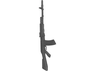 Ak 47 3D Model