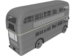 Double Decker Bus 3D Model