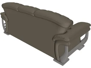 Fashion Multiplayer Sofa 3D Model