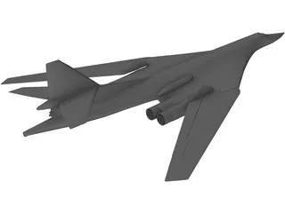 Tupolev Tu-160 3D Model