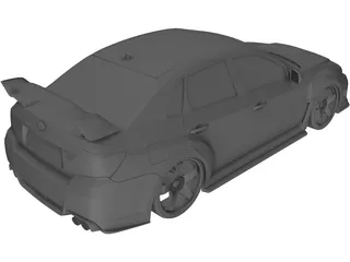 Subaru Impreza WRX STi 3D Model