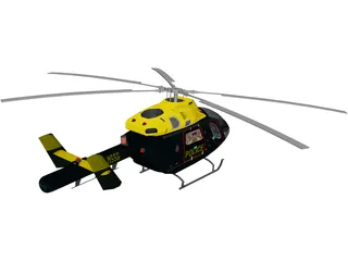 MD-902 Explorer Police 3D Model