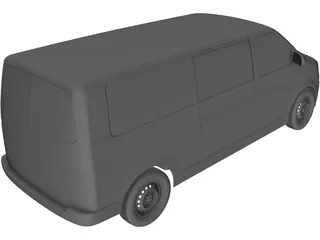 Volkswagen Transporter T5 3D Model