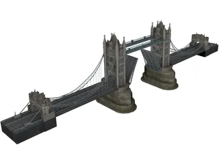 Tower Bridge 3D Model
