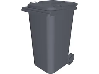 Wheelie Bin 3D Model