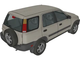 Honda CR-V (2001) 3D Model