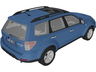 Subaru Forester XT (2008) 3D Model