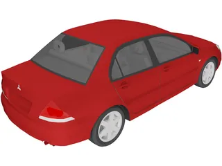 Mitsubishi Lancer (2004) 3D Model