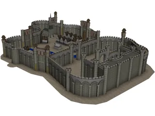 Bravil Castle 3D Model