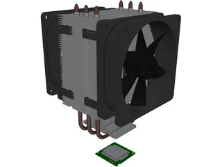 Cooler Master TX3 3D Model