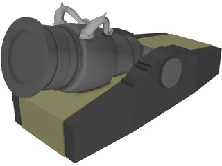 Ancient Mortar 3D Model