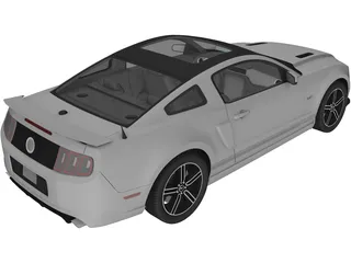 Ford Mustang GT (2013) 3D Model