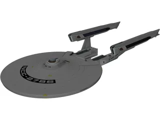 USS Phobos 3D Model