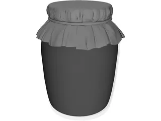 Jam Jar 3D Model