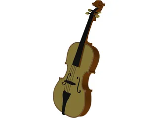 Cello 3D Model