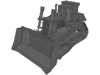 Caterpillar Bulldozer 3D Model